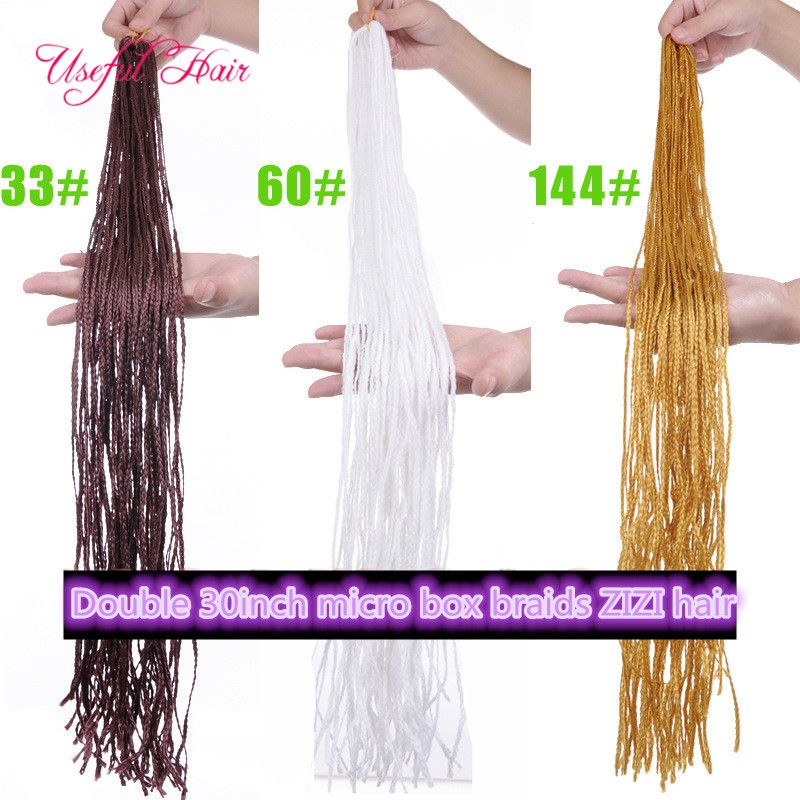 2019 Wholesale Cheap Blonde Hair Extenions Pre Loop Box Braids