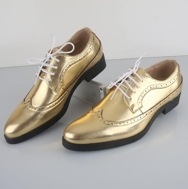 2015 New Men'S Wedding Shoes Mens Breathable Leather Shoes Unique Men ...