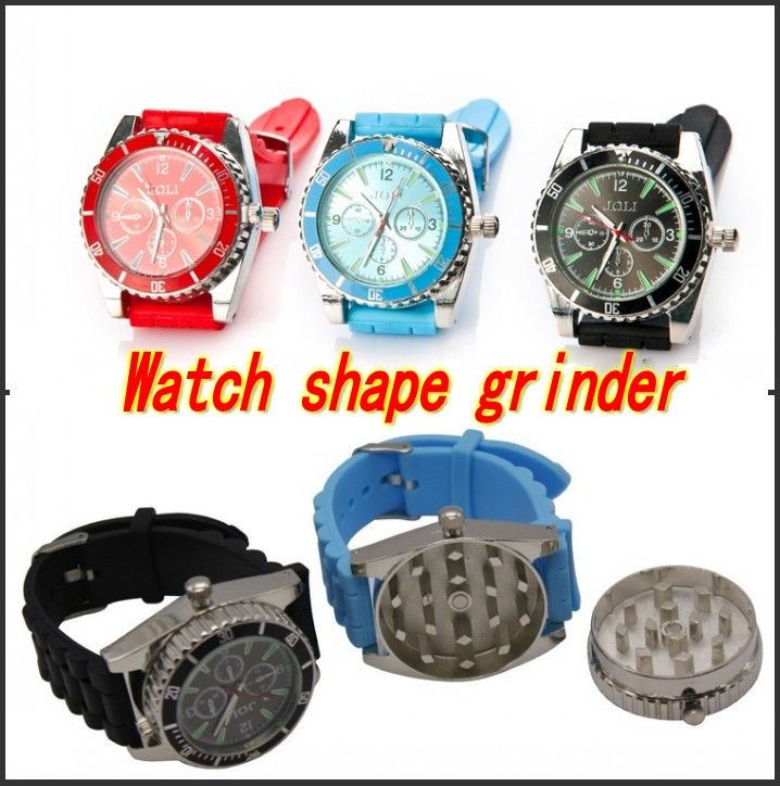 2019 2015 Fashion Classic Grinder Watch Watch Shape Tobacco Grinder