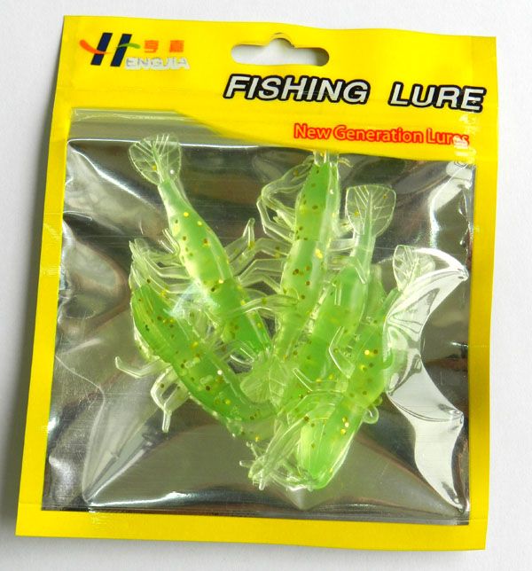2020 10BAG Soft Prawn Shrimp Fishing Lure Baits Soft Artificial Fishing