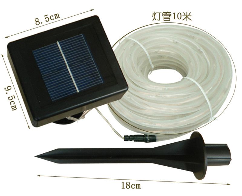 Best Led Rope Light Novelty Solar Power Panel 12m 100 Best Led Rope Light Novelty Solar Power Panel 12m 100 String Garland Home Garden Lantern Decoration Under 22 42