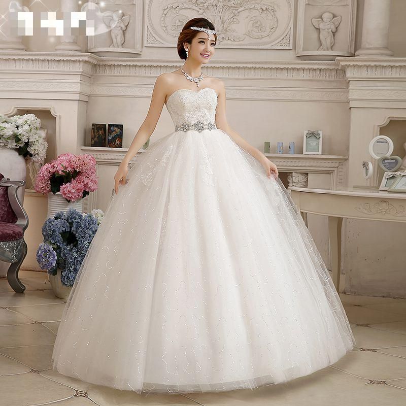 korean inspired wedding dress
