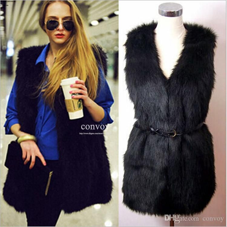 Dyccfur 2017 Real Mink Fur Coat With Hood Natural Warm Faux Fur Coat Winter Emmanuelle Alt