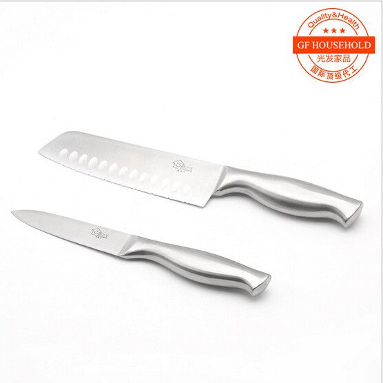 Frozen Meat Knife Set Serrated Blade Knife Stainless Steel Western