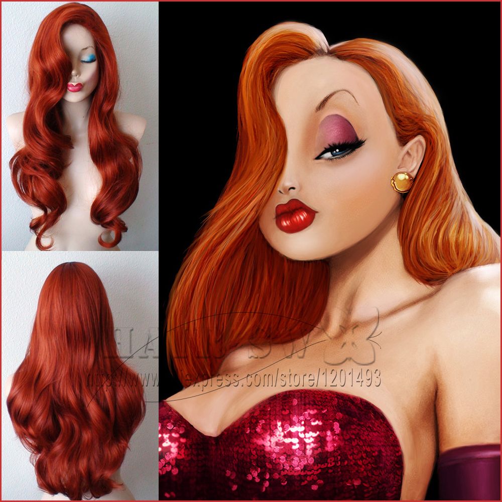 jessica rabbit cosplay wigcopper red hair long wavy hairstyle wighalloween red costume wigadult costumes sleek wigs long hair wigs womens wigs from - Red Wigs For Halloween jessica rabbit cosplay wigcopper red hair long wavy hairstyle wighalloween red costume wigadult costumes sleek wigs long hair wigs womens wigs from - Red Wigs For Halloween