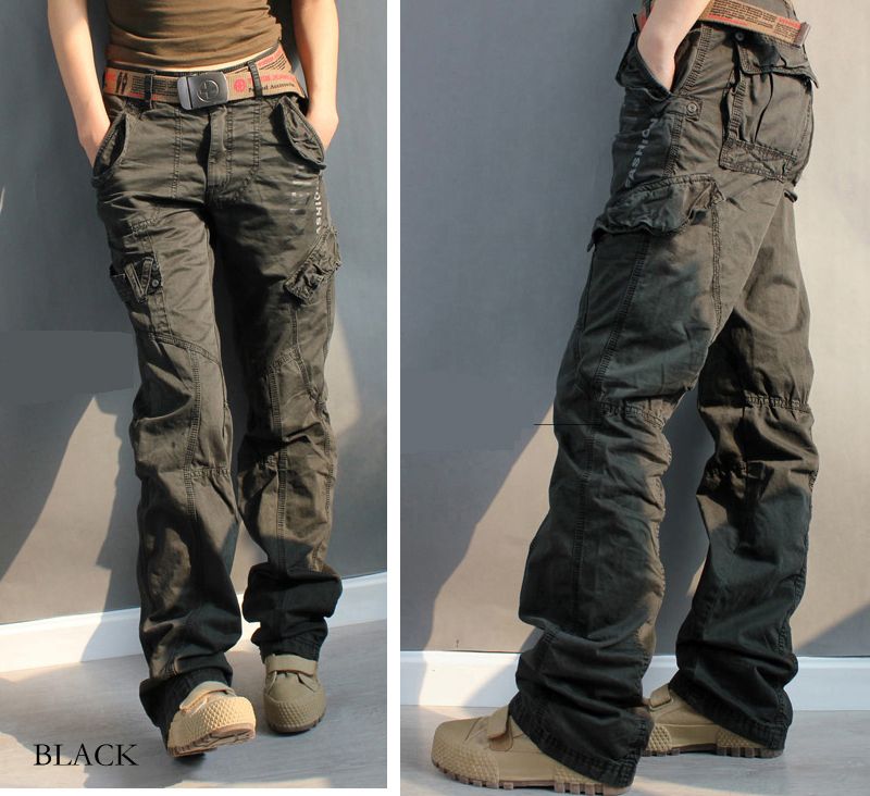 2022 Womens Clothing Fashion Womens Army Fatigue Cargo Pants Girls ...