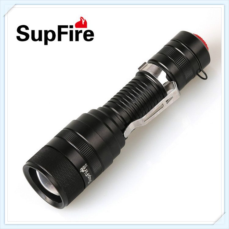 Torche Réglable De Mini Rechargeable Supfire Puissance Avec Lampe Led F5 Secours Haute Zoom Extérieure Poche H2DWEIY9