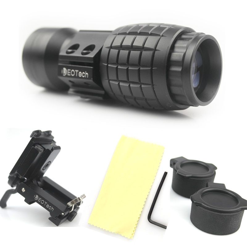 Best Quality Tactical 3X Magnifier Scope Optics Scopes Riflescope Fits