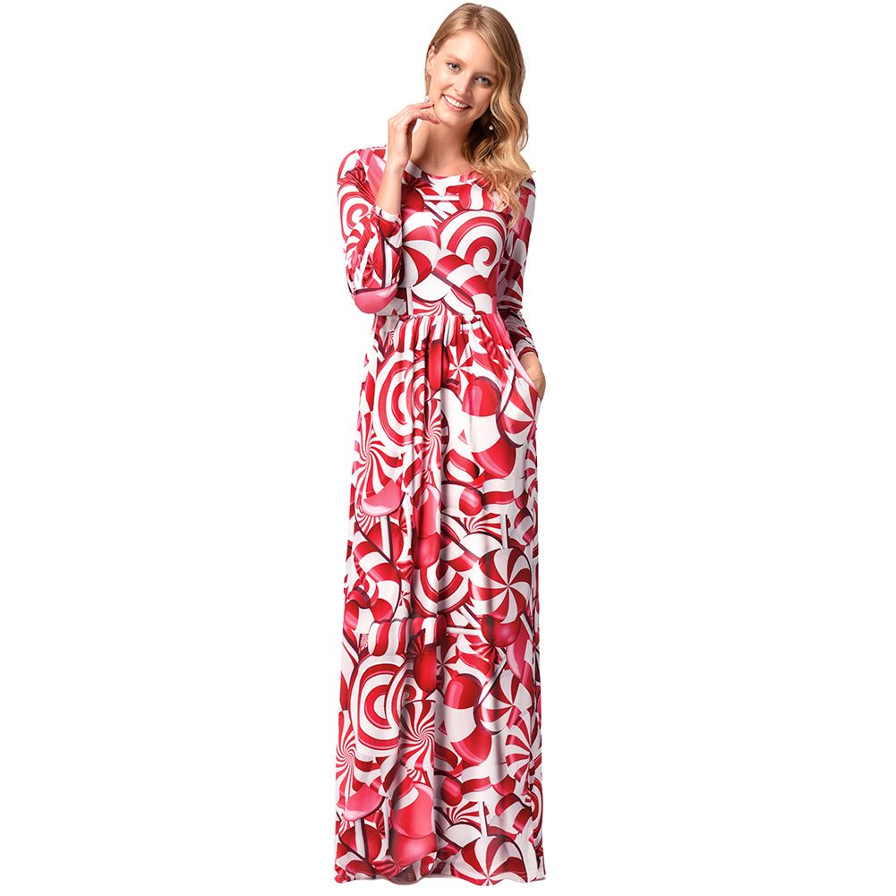 Acheter Bohème Femmes Casual Beach Maxi Robes Fashion Style New 2018 3AjL54R