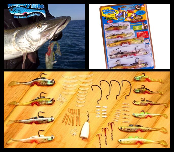 2021 Mighty Bite Fishing Lure Kit 5 Sense Bait System T359 From Raline