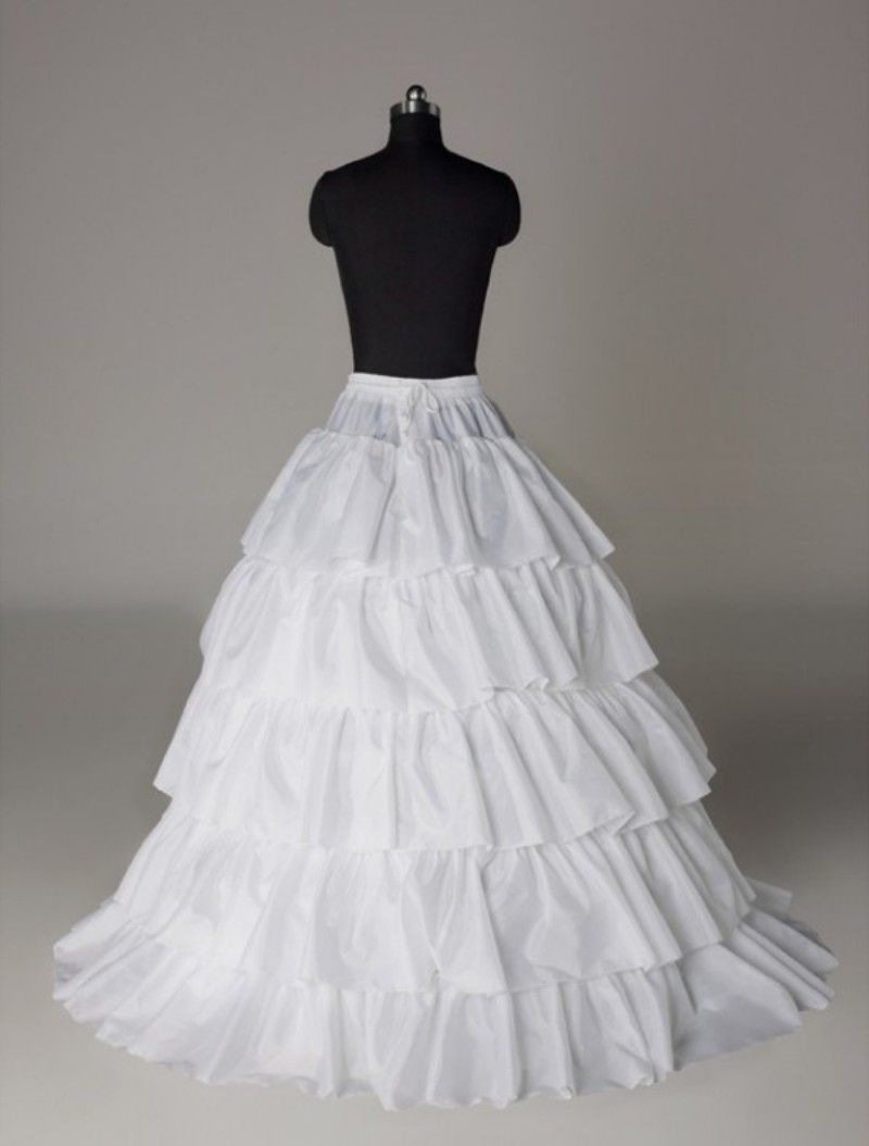New Stayle Cheap Ivory Bridal Petticoats Ball Gown Floor Length 5