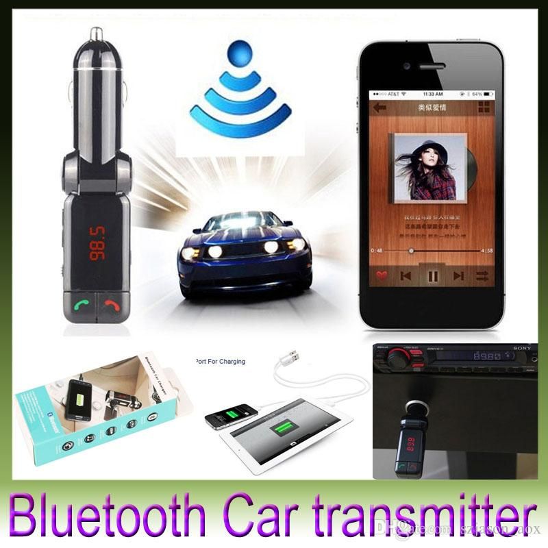 2019 New Car Bluetooth FM Transmitter Car MP3 Player With