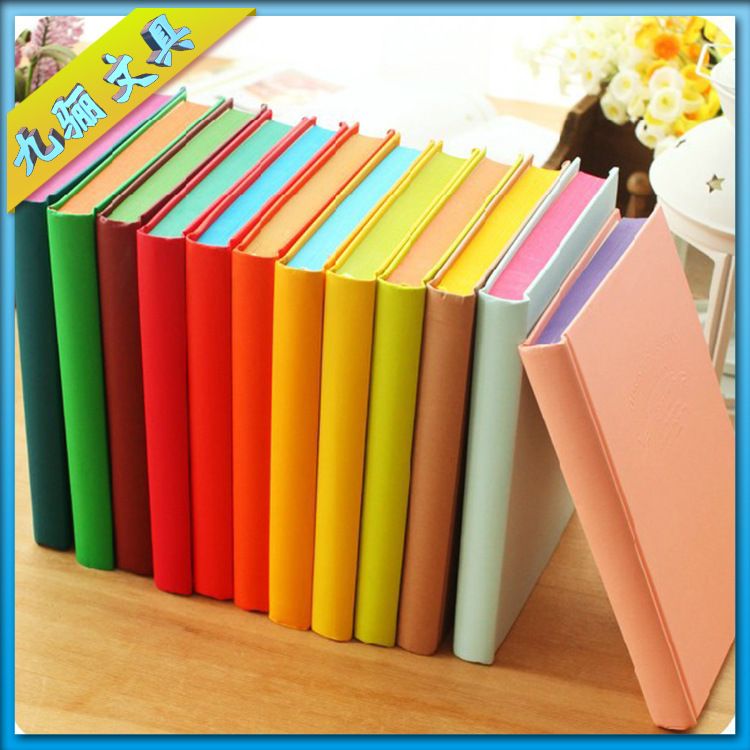 Korean Stationery Colorful Candy Colored Diary Notebook Creative A4 12