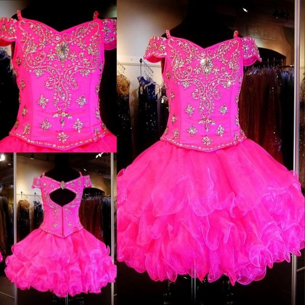 pink sparkly dress little girl