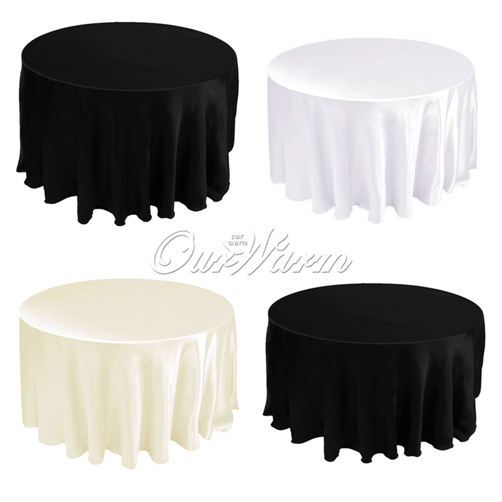 Design Black Tablecloth 108 satin tablecloth table cover white black round for banquet wedding party decor wholesales cth covers sale banquet