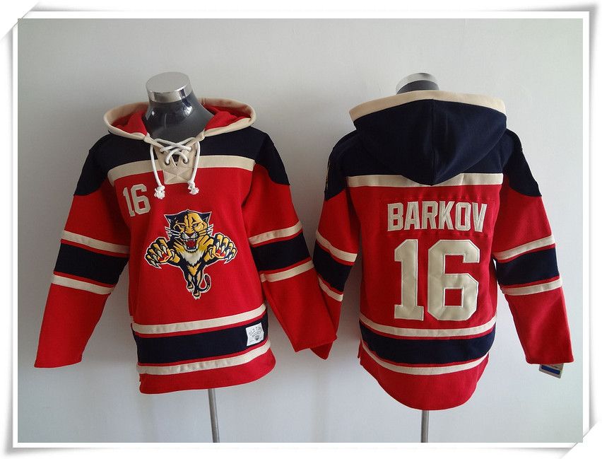 2019 ICE Hockey Hoodies Jerseys Men Panthers 16 BARKOV 1 Luongo Red