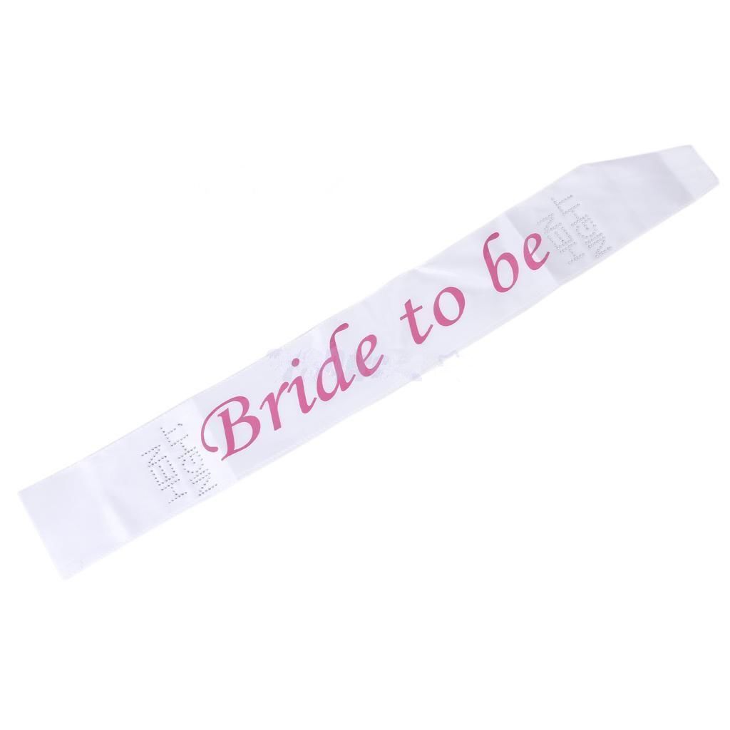 Hen night rose chaud bride to be écharpe nouveaux accessoires fête filles mariage femmes