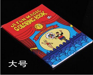 Best A Fun Magic Coloring Book Large Size TricksMentalismSatge PropsCardMagic AccessoriesGimmicksClose Up Cool Street Tricks