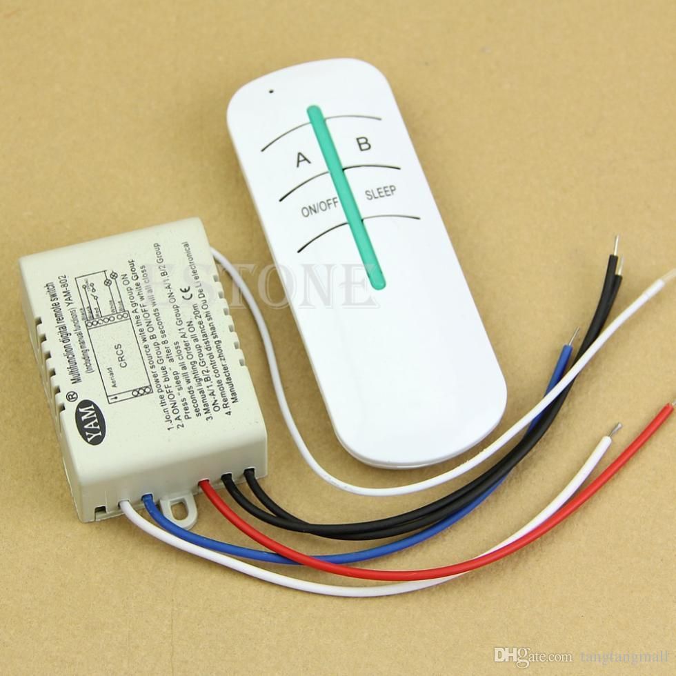H120 220v 2 Ways On Off Wireless Lamp Remote Control Switch H120 220v 2 Ways On Off Wireless Lamp Remote Control Switch Receiver Transmitter Master A5 Interate