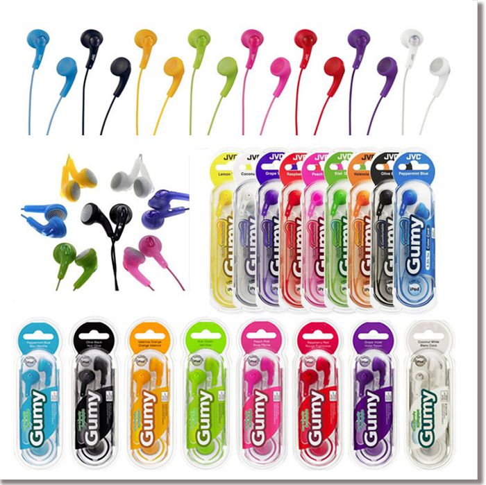 Gumy Gummy Earphone Earbuds 3.5mm Headphone HA F160 Without MIC And
