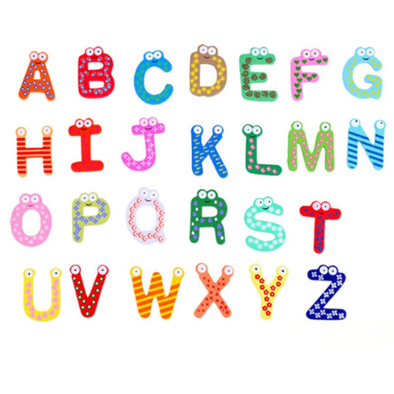 Uni Kids Educational Toy Wood Letters Alphabet Learning Fridge Uni Kids Educational Toy Wood Letters Alphabet Learning Fridge