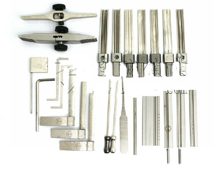 2015 G10 HUK Multifunzionale alluminio foglio di alluminio kit di strumenti fabbro strumenti serratura tasto strumenti set apriporta