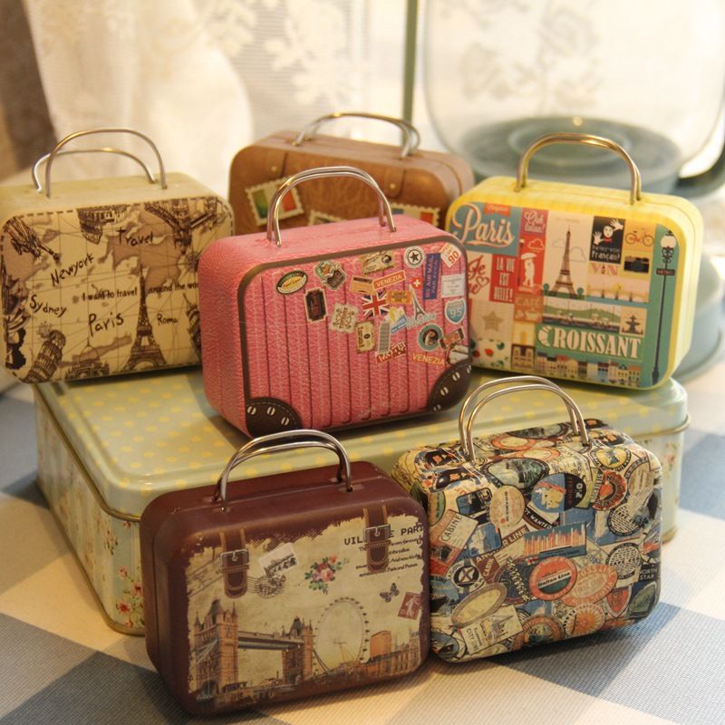 small old fashioned suitcase