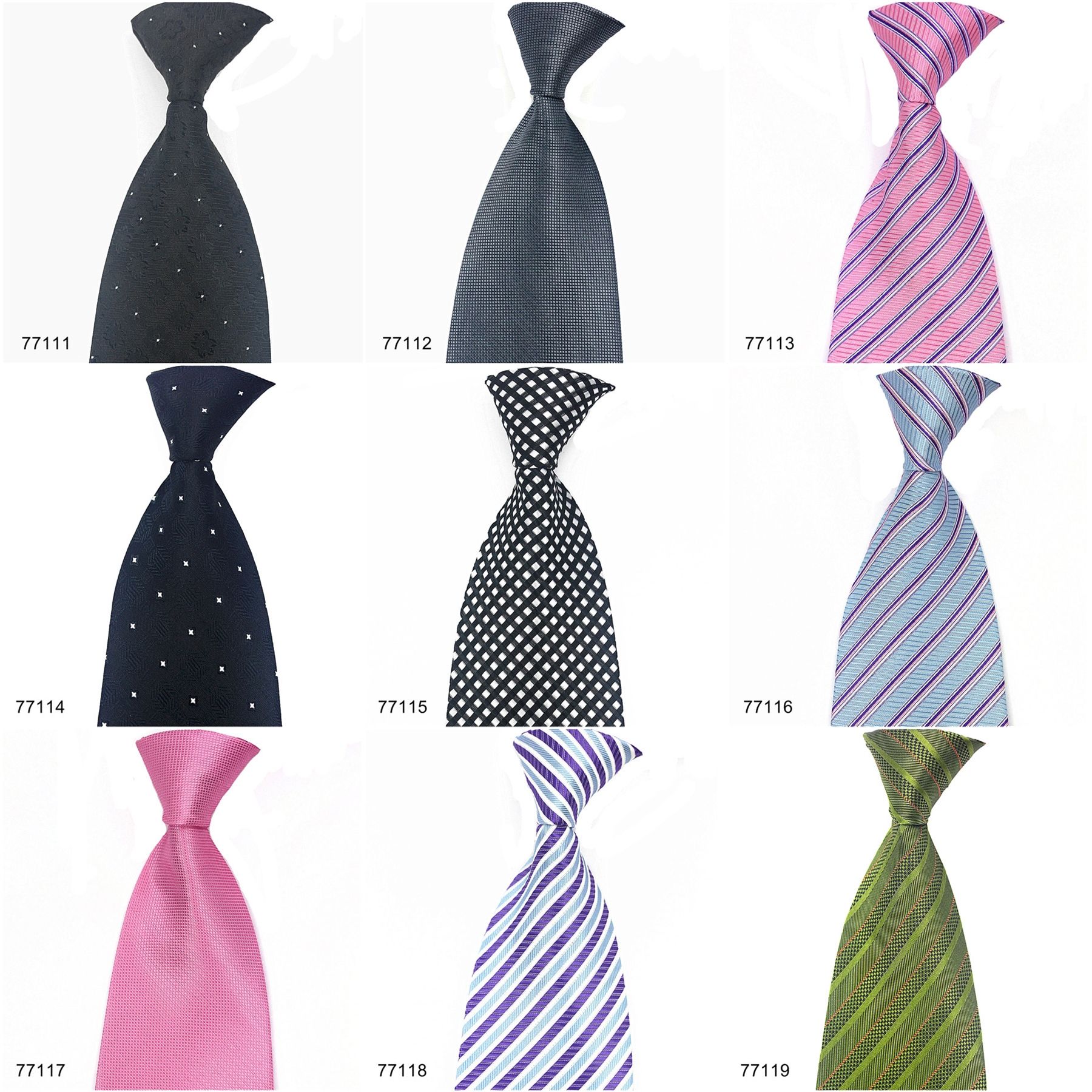 New Arrival In Stock Ties For Men 100% Silk Necktie Fashion Accessories ...