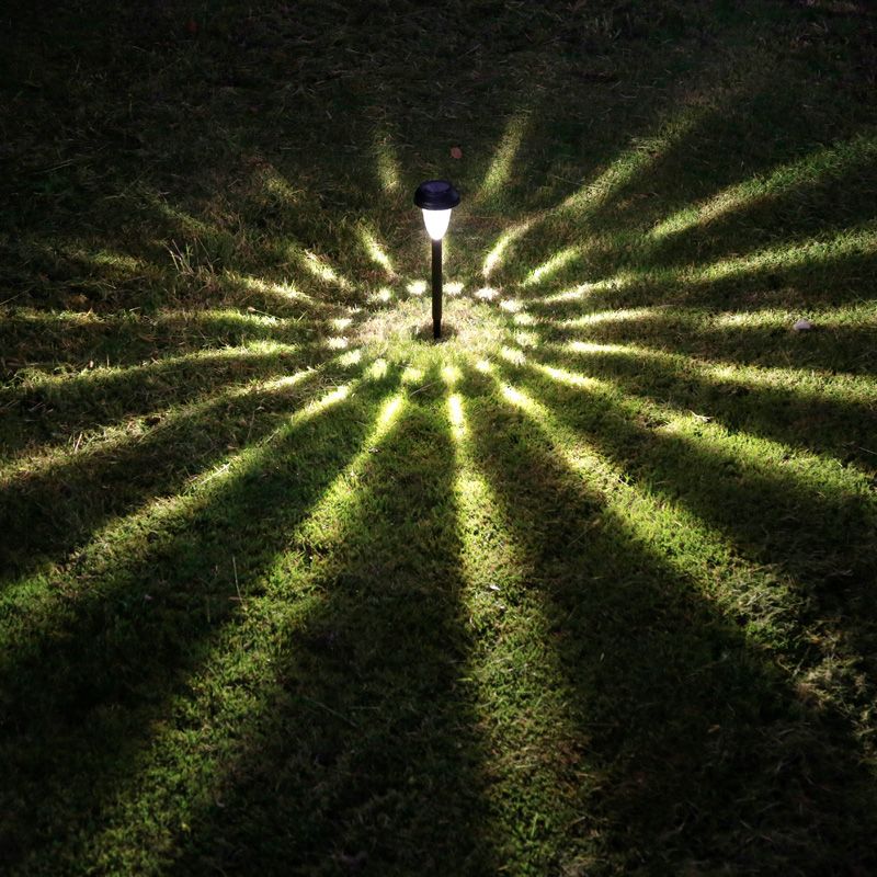 compre luz solar jardin luz led iluminacion lampara solar torre plastico negro y bronce opcion puede led solar al aire libre paisaje a 21 42 del