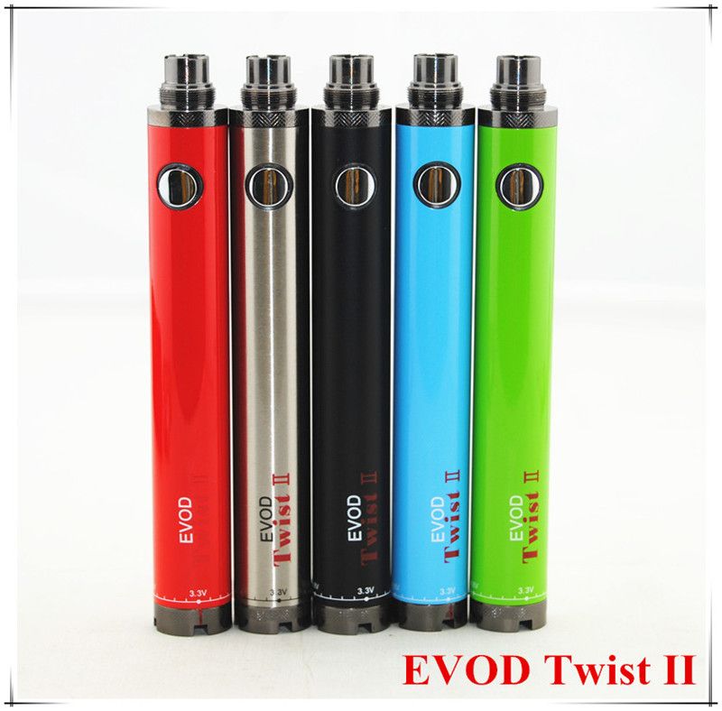 Evod Twist II Ecig Variable Voltage 510 Thread Battery EVOD TWIST II VV
