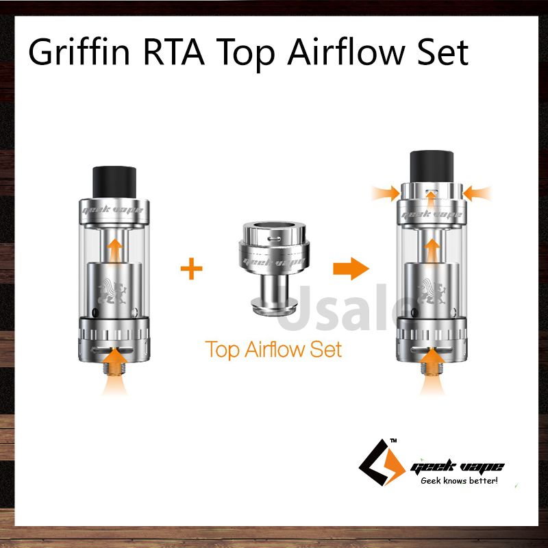 GeekVape RTA Top Airflow Set Adjust Airflow Both At Top And Bottom For