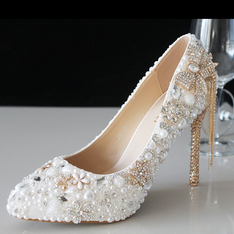 pointed toe bridal shoes