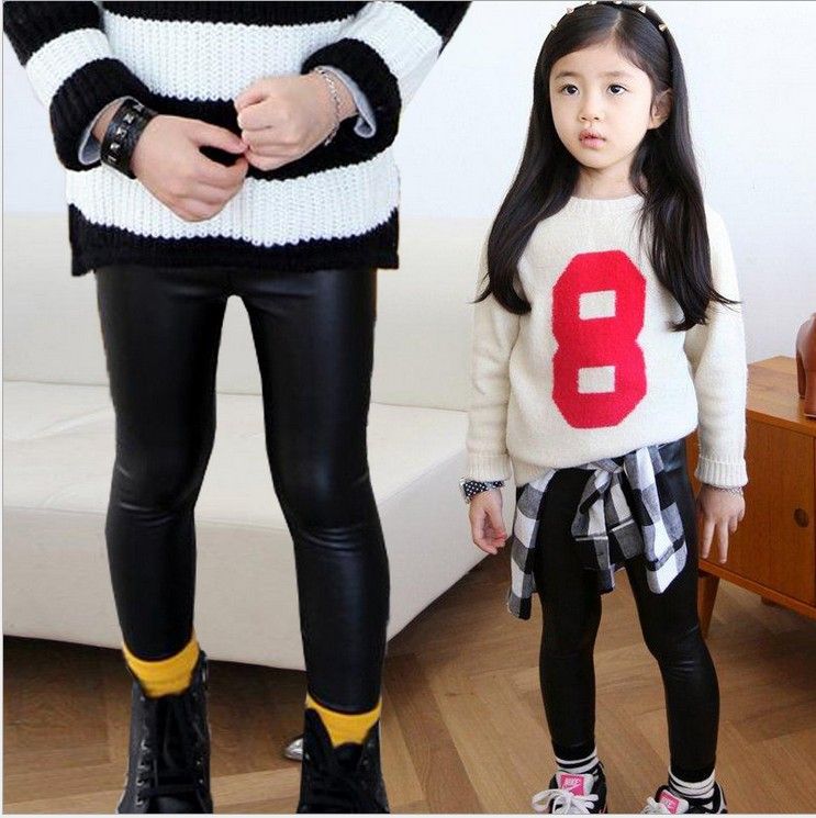 Compra 2016 Niños Niñas PU De Cuero Polainas Leotardos Polainas Bebé Niña  Caliente Shiny Tight Pantalones Ropa Ropa Para Niños Shining Fashion Cool  A8 Barato | Entrega Rápida Y Calidad | Es.Dhgate