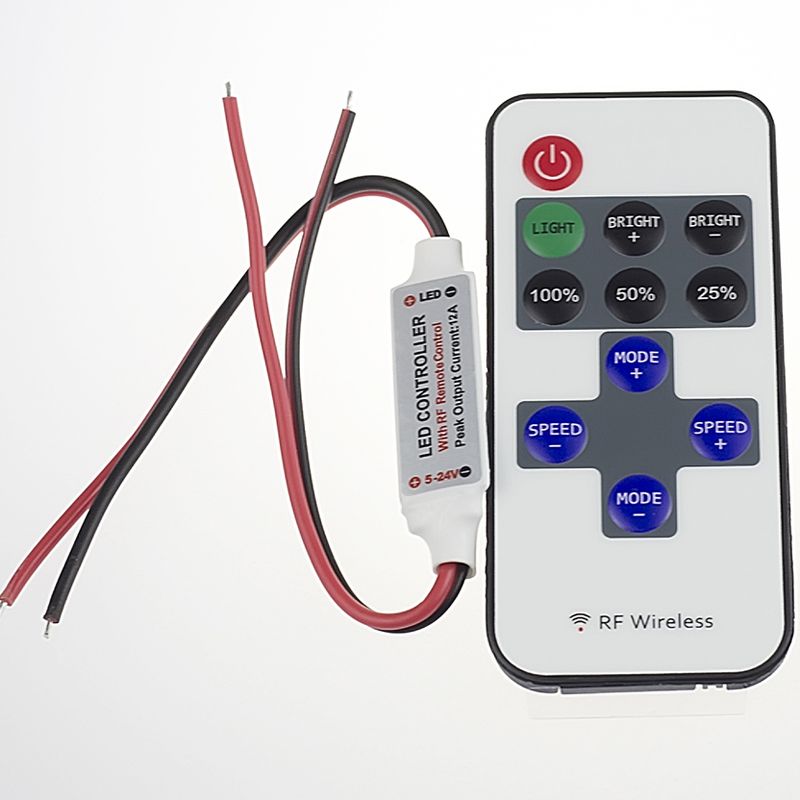Rgb Light Strips Led Single Colorfull Mini Rf Rgb Light Strips Led Single Colorfull Mini Rf Remote Controller Wireless Dimmer For 3528 5050 5630 144w By Ok360 Dhgate Com