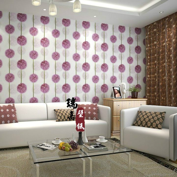 Korean Purple Dandelion Rustic Living Room Bedroom ...
