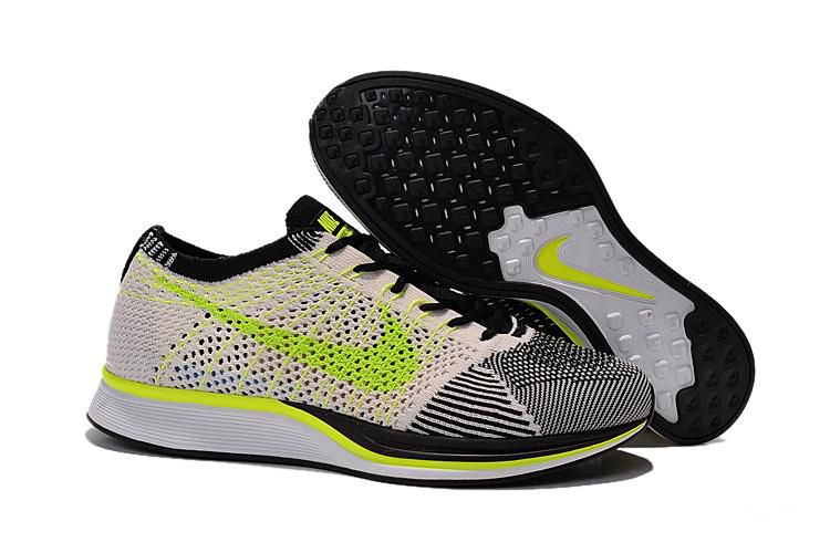 Nike Flyknit Racer Black White Kanye 