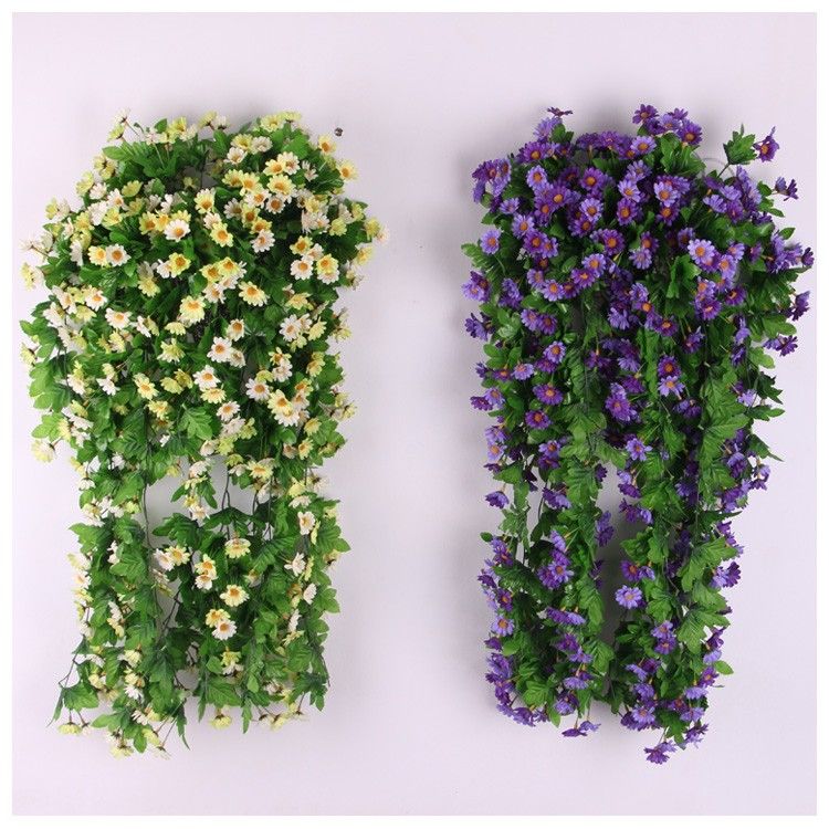 85CM 12 Branches Decorative Vine Silk Plant Flowers For Wedding Decoration Artificial Fake Silk