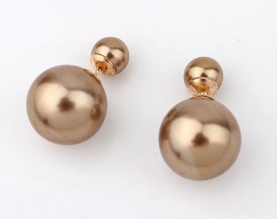 boucles d'oreille grosse perle boucles d'oreille grosse perle