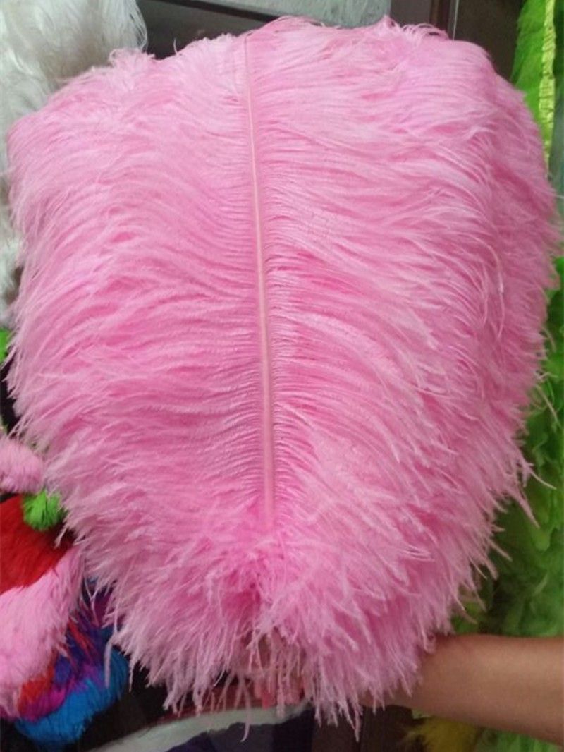 Wholesale Ostrich Feather Pink Feather 10 Peces 60 65 Cm 24 26