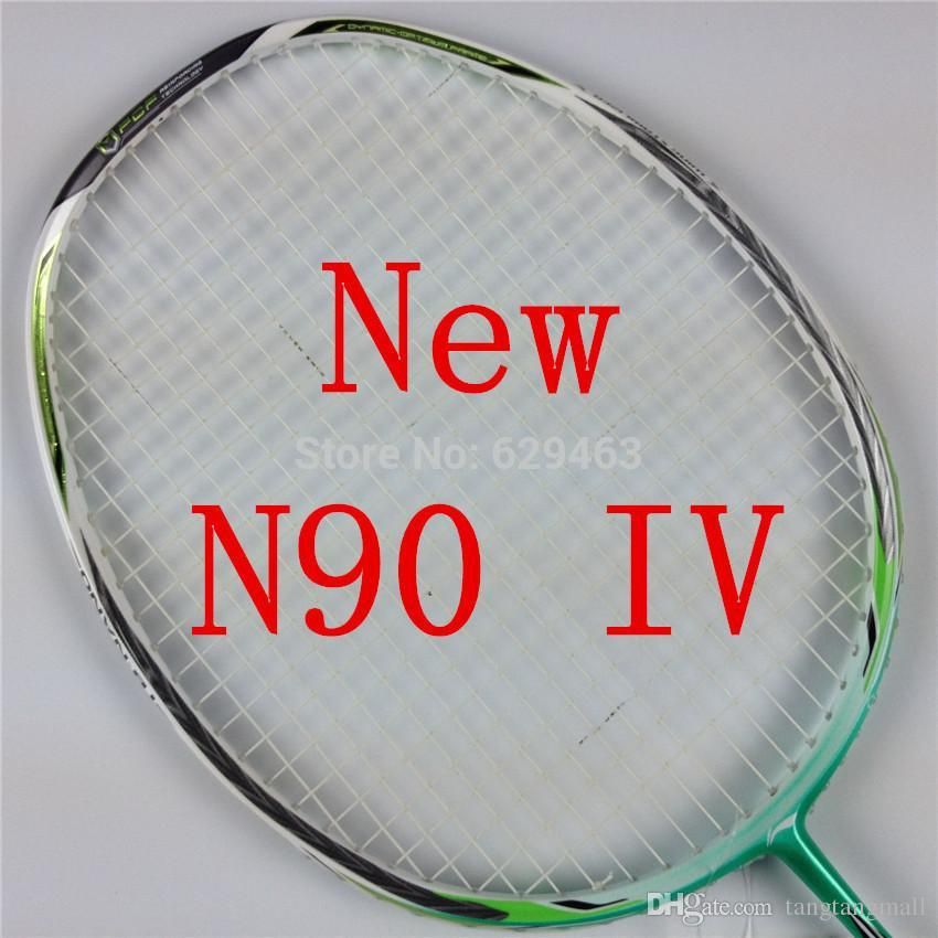 lining badminton racket n90iii n90iv with string overgrip uk pounds