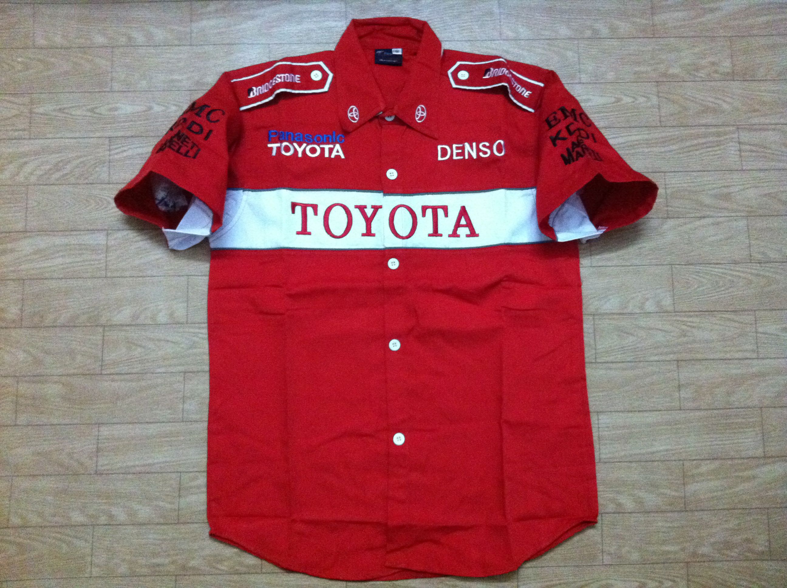 2019 Embroidery LOGO F1 FIA NASCAR IndyCar V8 Supercar Racing Cotton