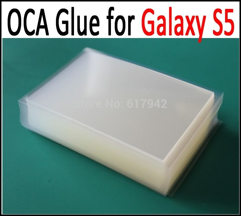 S5 Optical Clear Adhesive OCA Sticker 250um OCA Glue For Samsung Galaxy S5 I9600 DHL Made In