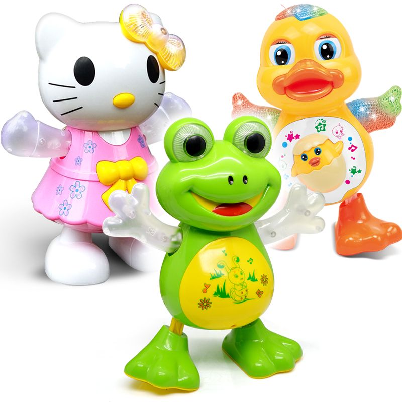 New Interactive Toy Pets Electronic Singing Swing Dancing Walking Musical Electronic Pets Frog