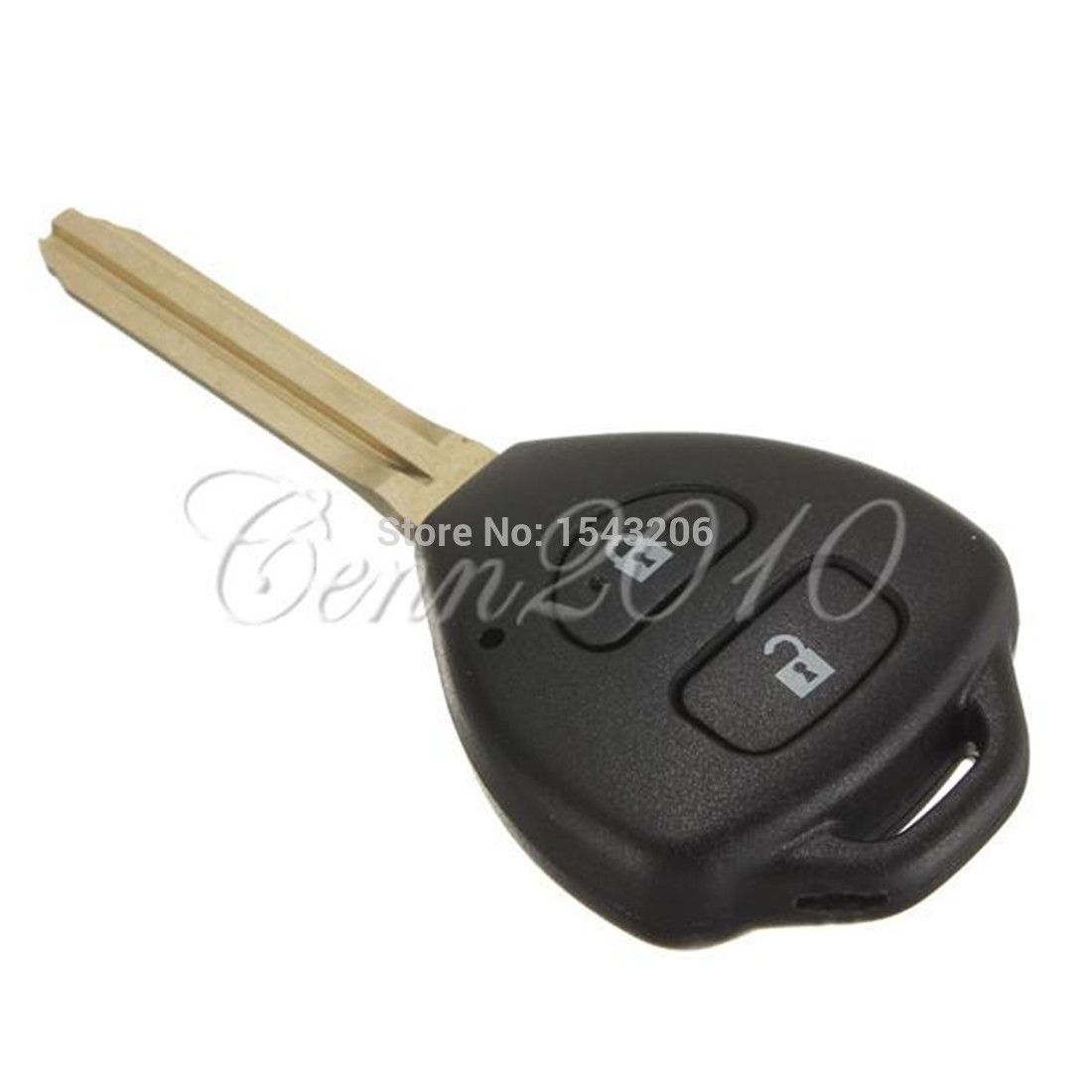 Remote Key Fob Shell 2 Buttons for Camry for Corolla for Hilux for Prado for Tarago RAV4 For Toyota order<$18no tracking