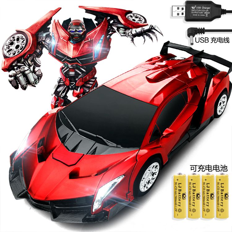 RC Deformation Robot Car Rechargeable Remote Controlled ...