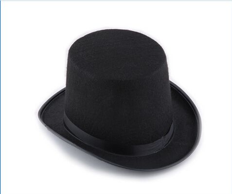 Online Cheap Wholesale Ladies Mens Adult Black Velour Velvet Top Hat ...
