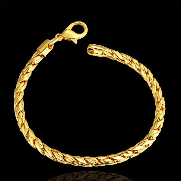 2021 Dubai Gold Bracelet Latest Models Gold Plating Hemp Rope Shape