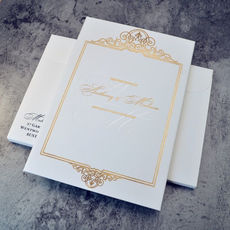 expensive high end wedding invitation thick paper carboard quality texture wedding cards on sale factory price trendy wedding invitations wedding high end invitation