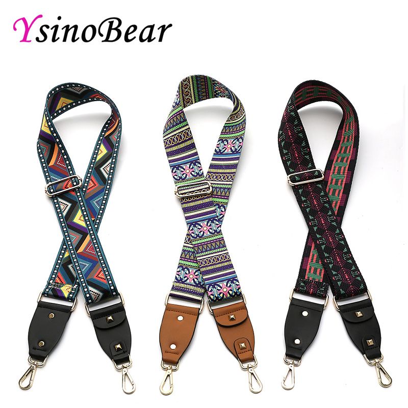 Fabric Shoulder Strap For Handbags Straps Women Bag Accessory Colorful