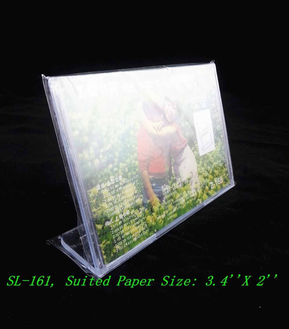 2019 Clear 3 4 X2 Horizontal L Shape Plastic Acrylic Sign Display 2019 Clear 3 4 X2 Horizontal L Shape Plastic Acrylic Sign Display Paper Card Table Holder Mene Stand From Chinamakes 101 03 Dhgate Com